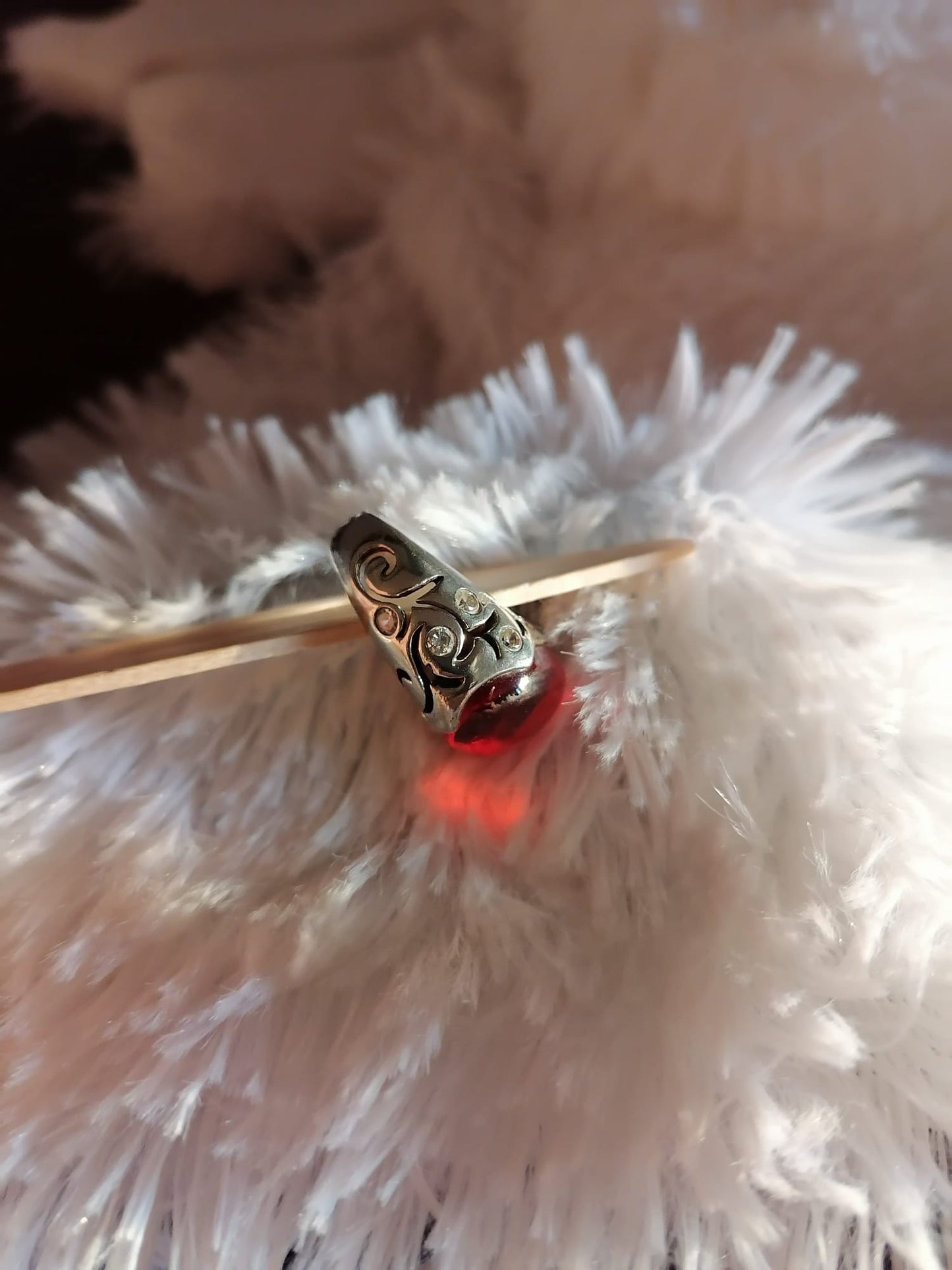 Vintage 950 sterling silver ring